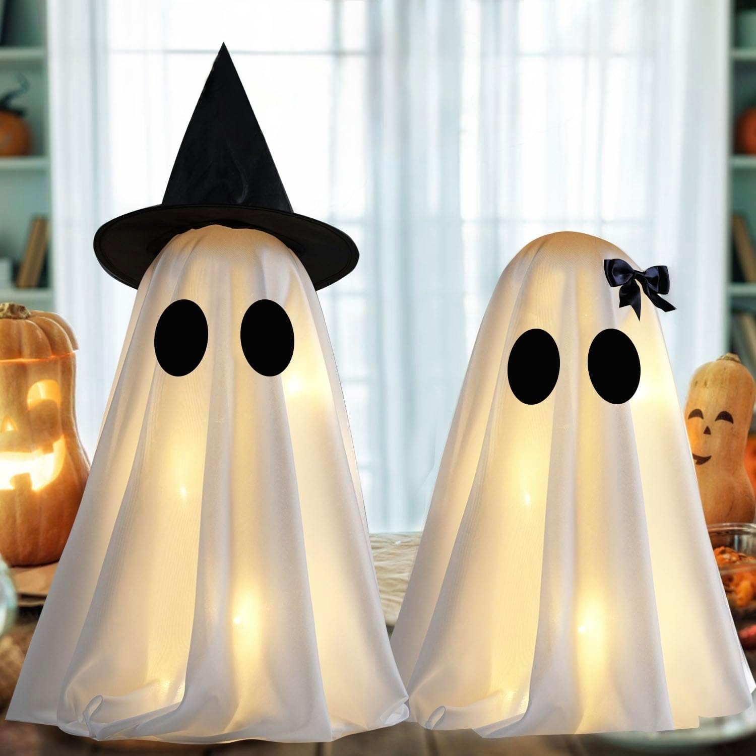 Light Up Halloween Ghost Decorations