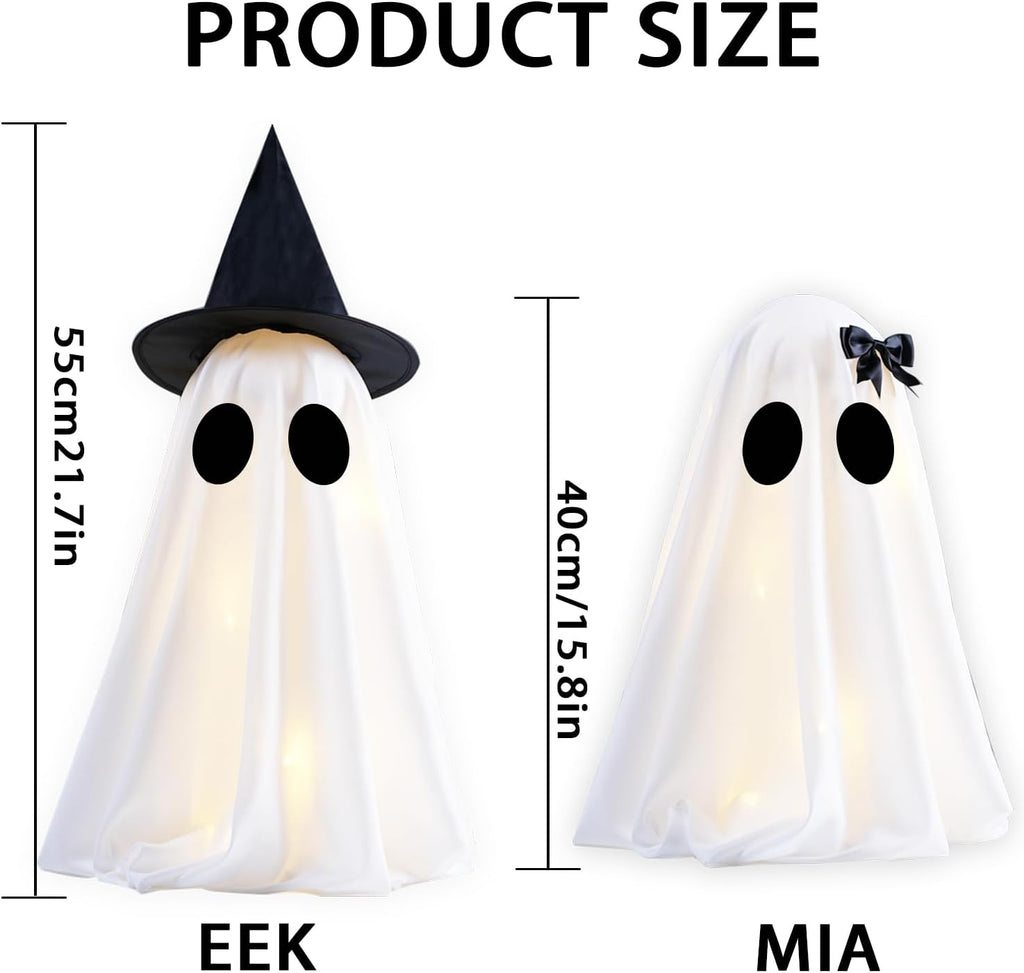 Light Up Halloween Ghost Decorations