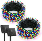 2 Pack Solar String Lights Outdoor